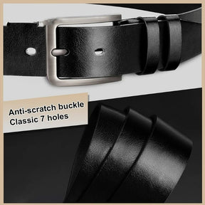 Maikun Men's Classic Anti-Scratch Alloy Belt