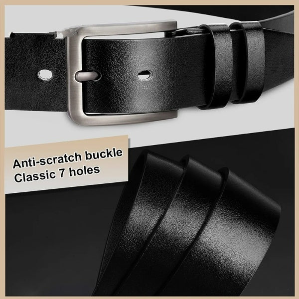 Maikun Men's Classic Anti-Scratch Alloy Belt