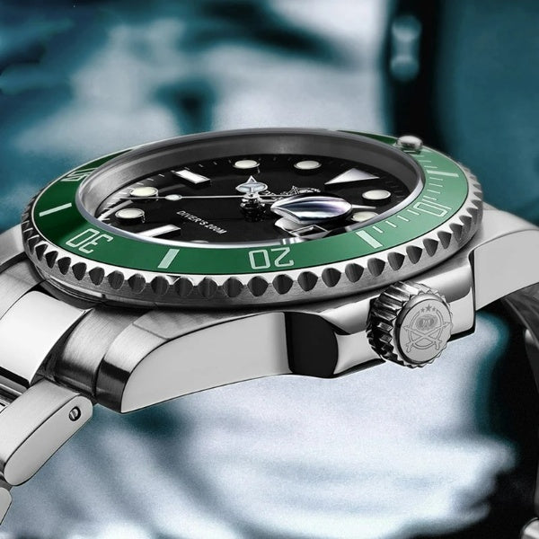 Stainless Steel Watch Men's European and American Business Leisure Quartz Watch Waterproof Outdoor Sports Watch