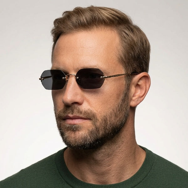 Cordace Polygon Rimless Sunglasses – Luxury UV Protection
