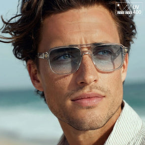 Cordace Transparent Frame Sunglasses – Retro UV400 Protection