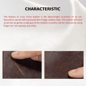 Genuine Leather Men's Vintage Crossbody Bag