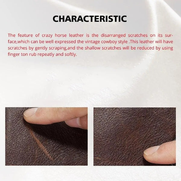 Genuine Leather Men's Vintage Crossbody Bag